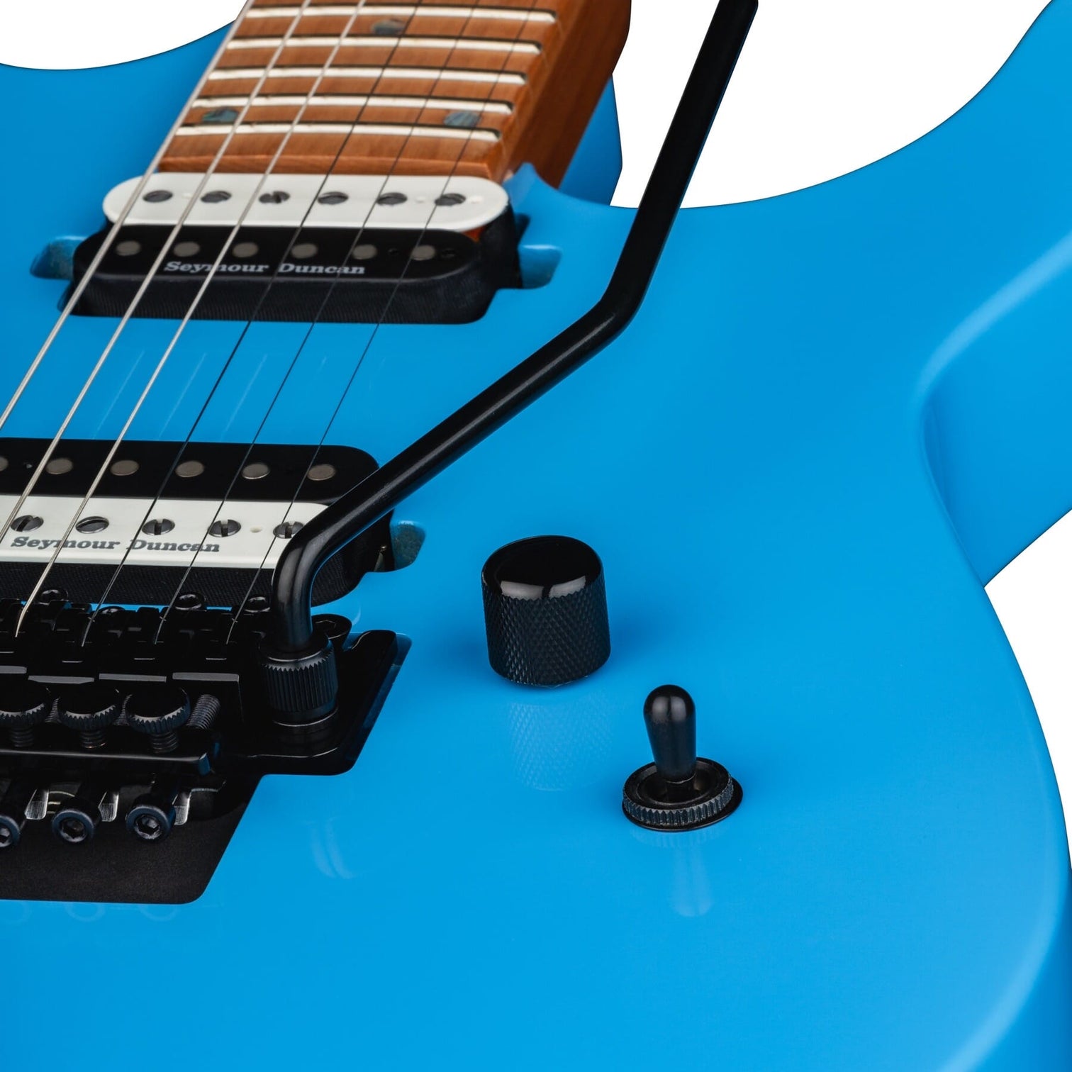 Dean MD 24 Roasted Maple with Floyd Electric Guitar Vintage Blue