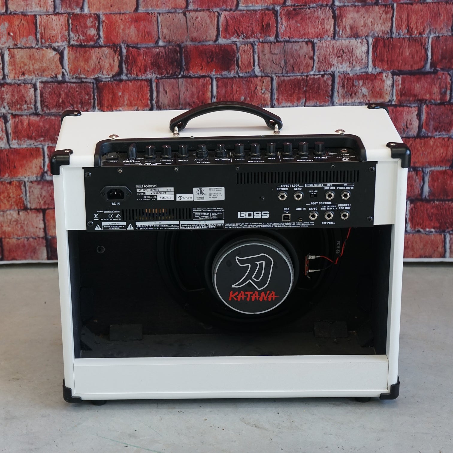 Boss Katana-100 MkII - Limited Edition White