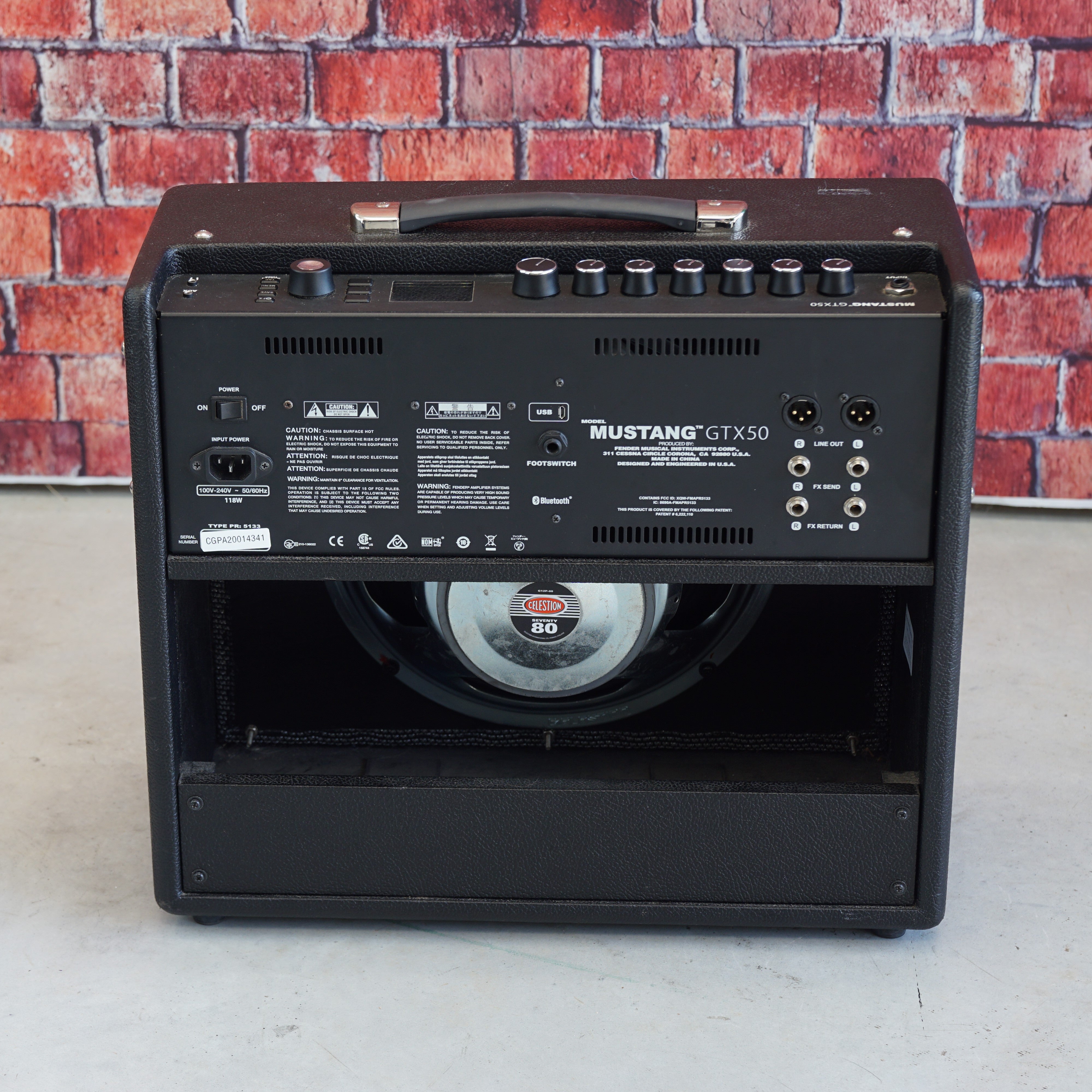 Fender Mustang GTX50 Combo Amplifier