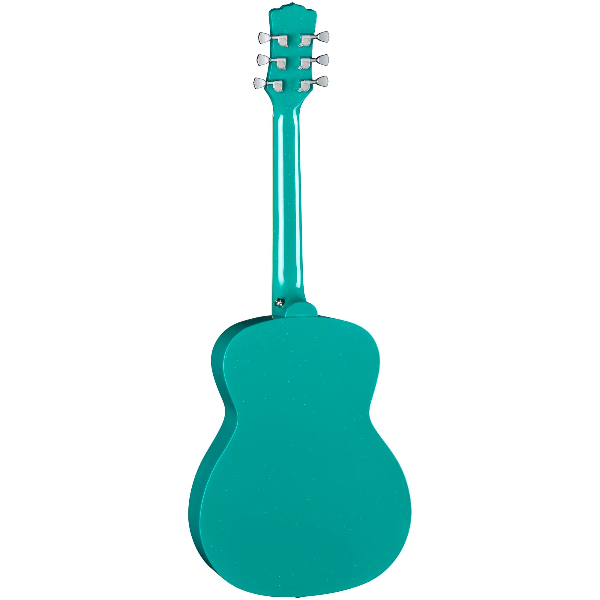 Luna Aurora Borealis 3/4-Size Acoustic Guitar, Teal Sparkle